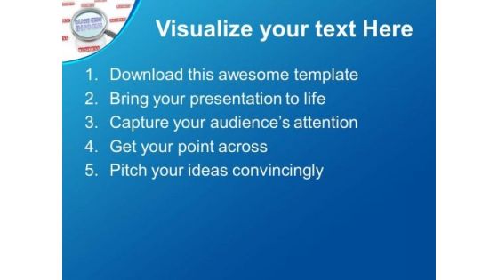 Be In Focus While Doing Business PowerPoint Templates Ppt Backgrounds For Slides 0513