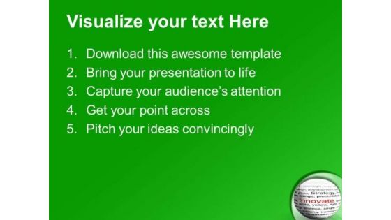 Be Innovative In Business PowerPoint Templates Ppt Backgrounds For Slides 0513
