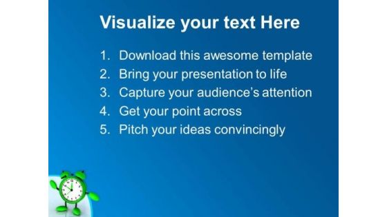 Be On Time For Business Growth PowerPoint Templates Ppt Backgrounds For Slides 0513