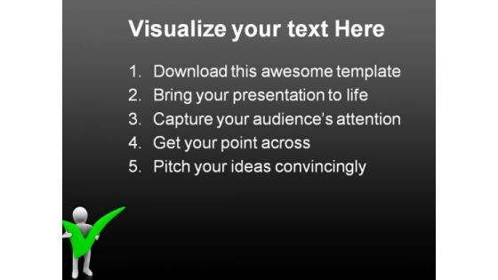 Be Positive Business PowerPoint Templates And PowerPoint Backgrounds 0711