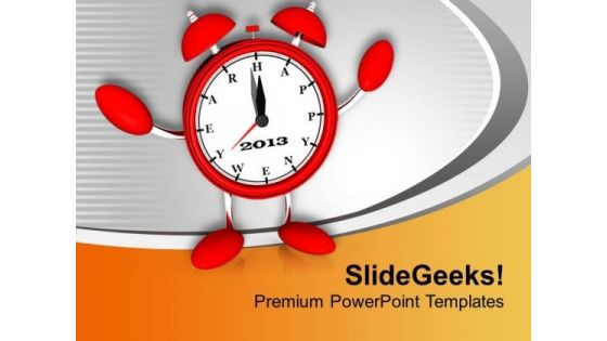 Be Punctual For Better Growth PowerPoint Templates Ppt Backgrounds For Slides 0413