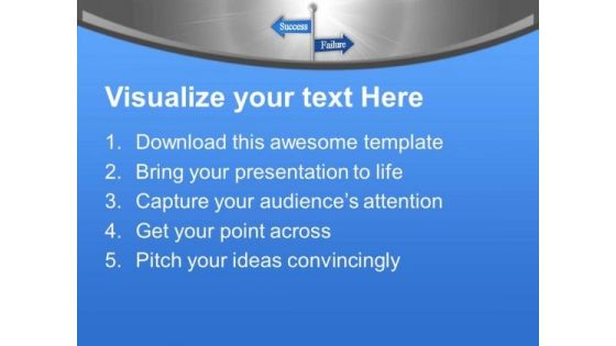 Be Ready For Success And Failure PowerPoint Templates Ppt Backgrounds For Slides 0513