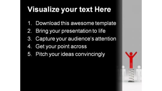 Be Smart And Winner People PowerPoint Background And Template 1210