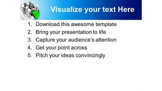 Be The Different From Crowd PowerPoint Templates Ppt Backgrounds For Slides 0613