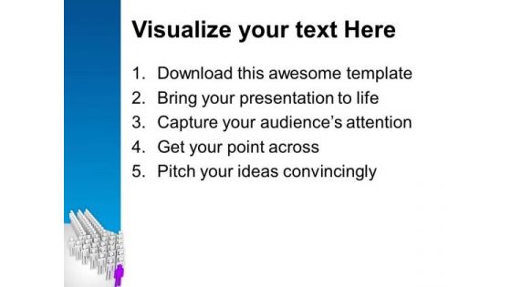 Be The First One To Become Leader PowerPoint Templates Ppt Backgrounds For Slides 0613