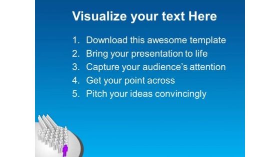 Be The First One To Become Leader PowerPoint Templates Ppt Backgrounds For Slides 0613