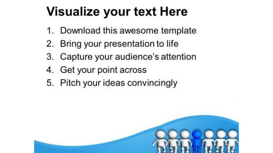 Be The Leader And Show Your Skills PowerPoint Templates Ppt Backgrounds For Slides 0613
