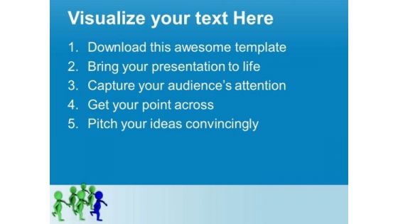 Be The Leader For Global Success PowerPoint Templates Ppt Backgrounds For Slides 0613