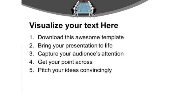 Be The Leader Of Business Meeting PowerPoint Templates Ppt Backgrounds For Slides 0613