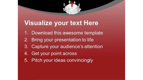 Be The Leader Of Community PowerPoint Templates Ppt Backgrounds For Slides 0613