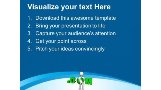 Be The Man Of Technology PowerPoint Templates Ppt Backgrounds For Slides 0513