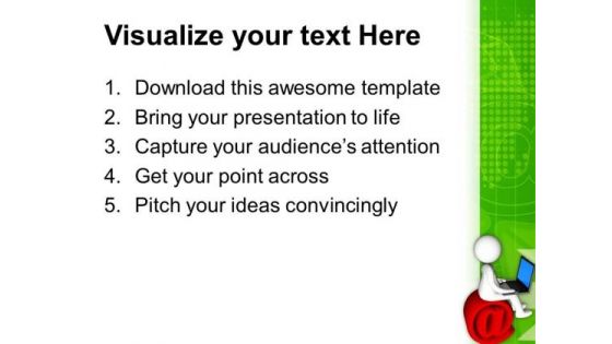 Be The Part Of Internet PowerPoint Templates Ppt Backgrounds For Slides 0613