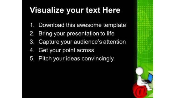 Be The Part Of Internet PowerPoint Templates Ppt Backgrounds For Slides 0613