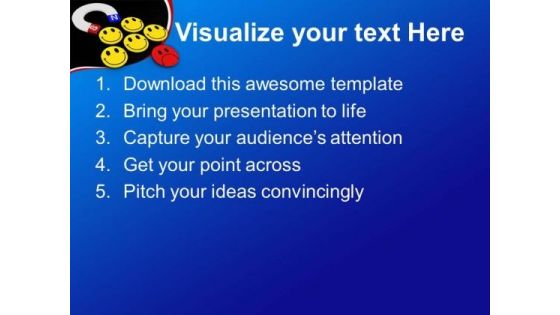 Be The Smiling Person For Positive Growth PowerPoint Templates Ppt Backgrounds For Slides 0713