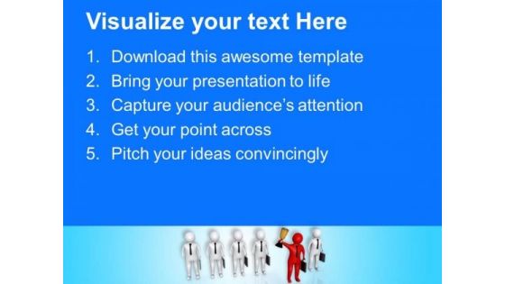Be The Winner In Team PowerPoint Templates Ppt Backgrounds For Slides 0713