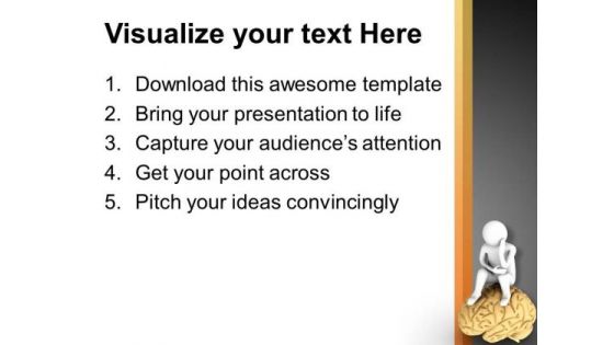 Be Thoughtful For Successful PowerPoint Templates Ppt Backgrounds For Slides 0613