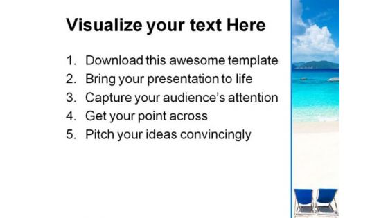 Beach01 Relax Beauty PowerPoint Template 1110