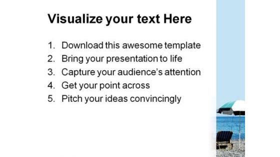 Beach Relax Holidays PowerPoint Themes And PowerPoint Slides 0511