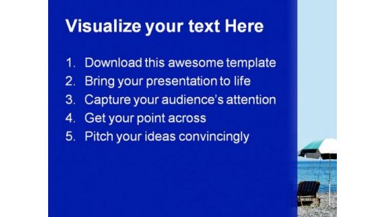 Beach Relax Holidays PowerPoint Themes And PowerPoint Slides 0511