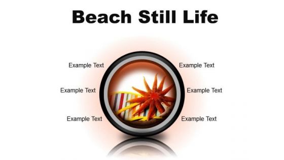 Beach Still Lifestyle PowerPoint Presentation Slides Cc