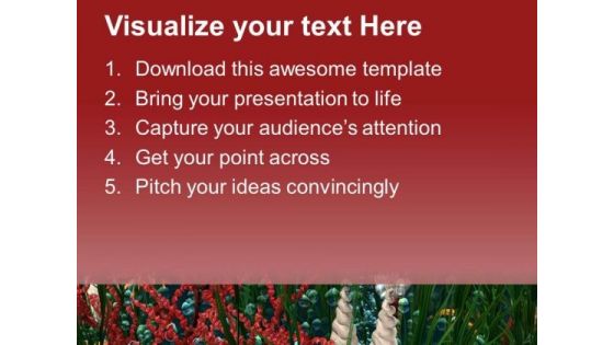 Beautiful Background With Under Sea View PowerPoint Templates Ppt Backgrounds For Slides 0413