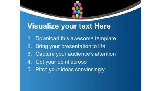 Beautiful Balloons Lovely Decoration Theme PowerPoint Templates Ppt Backgrounds For Slides 0513