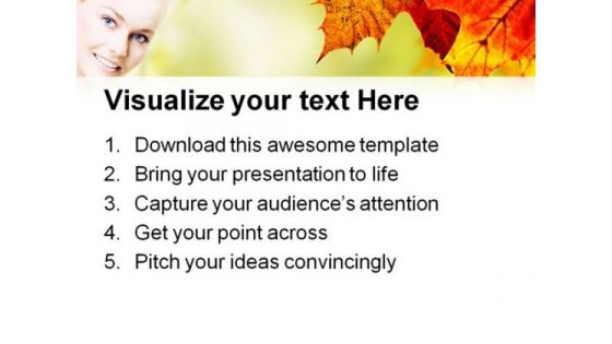 Beautiful Face Beauty PowerPoint Templates And PowerPoint Backgrounds 0311