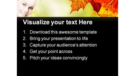 Beautiful Face Beauty PowerPoint Templates And PowerPoint Backgrounds 0311