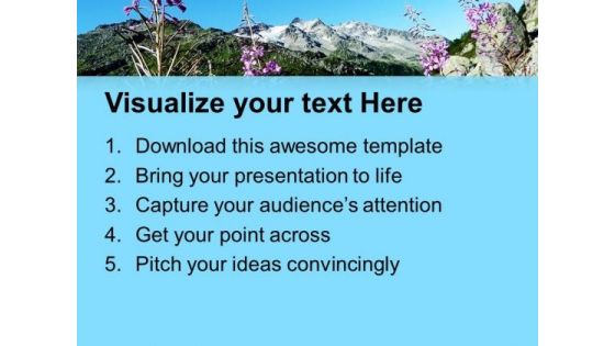 Beautiful Scenatic View Theme PowerPoint Templates Ppt Backgrounds For Slides 0613