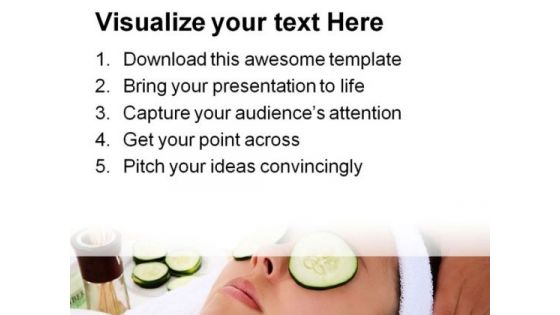 Beautiful Woman Spa Lifestyle PowerPoint Themes And PowerPoint Slides 0311