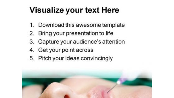 Beauty Bottox Treatment Medical PowerPoint Themes And PowerPoint Slides 0411