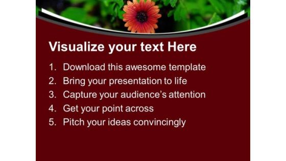 Beauty Of Nature Flowers PowerPoint Templates Ppt Backgrounds For Slides 0313