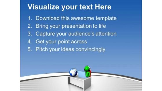 Become A Global Boss PowerPoint Templates Ppt Backgrounds For Slides 0713