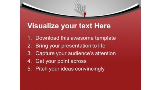 Become A Leader Of Team PowerPoint Templates Ppt Backgrounds For Slides 0513