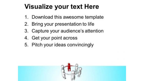 Become A Leader Of Your Group PowerPoint Templates Ppt Backgrounds For Slides 0513