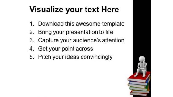Become A Thinker And Get Knowledge PowerPoint Templates Ppt Backgrounds For Slides 0613