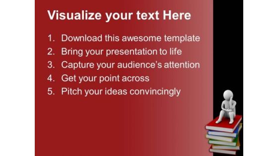 Become A Thinker And Get Knowledge PowerPoint Templates Ppt Backgrounds For Slides 0613