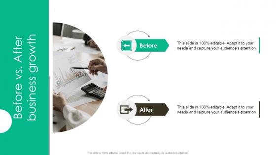 Before Vs After Business Growth PPT Example SS