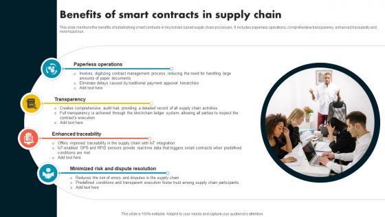 Benefits Of Smart Contracts In Supply Chain Supply Chain Evolution Harnessing The Power BCT SS V