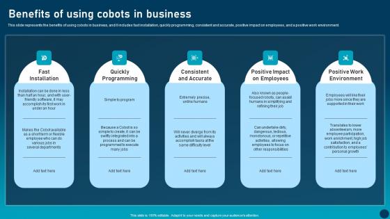 Benefits Of Using Cobots Transforming Industries With Collaborative Robotics Inspiration Pdf Benefits Of Using Cobots Transforming Industries With Collaborative Robotics Inspiration Pdf