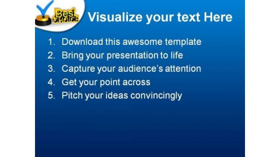 Best Choice Concept PowerPoint Templates And PowerPoint Themes 0812