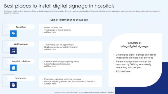 Best Places To Install Digital Signage In Hospitals Healthcare Promotion Structure Pdf Best Places To Install Digital Signage In Hospitals Healthcare Promotion Structure Pdf
