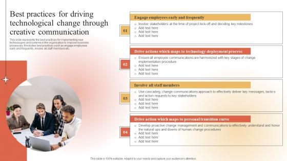 Best Practices For Driving Technological Change Adapting To Technological Change Slides Pdf