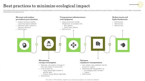 Best Practices To Minimize Ecological Impact Pictures Pdf