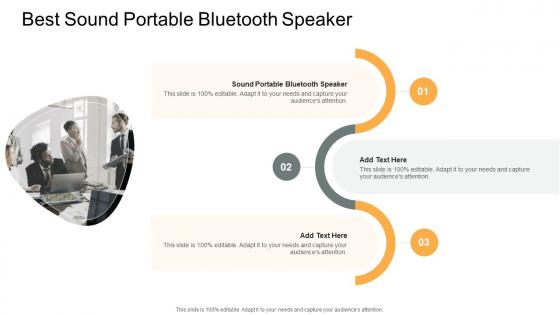 Best Sound Portable Bluetooth Speaker In Powerpoint And Google Slides Cpb
