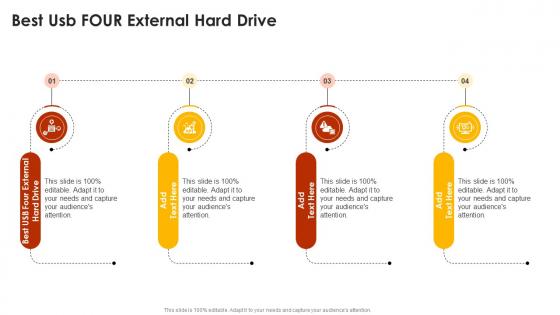 Best Usb Four External Hard Drive In Powerpoint And Google Slides Cpb
