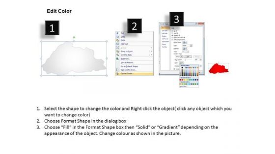 Bhutan PowerPoint Maps