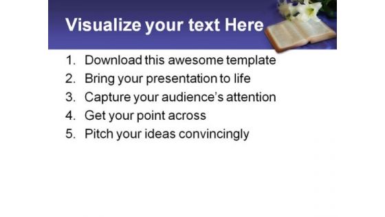 Bible01 Religion PowerPoint Template 0610