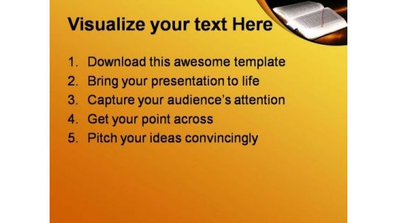 Bible Lessons Christian PowerPoint Templates And PowerPoint Themes 0812