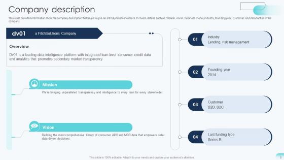 Big Data Analytics Investor Funding Elevator Pitch Deck Ppt Template